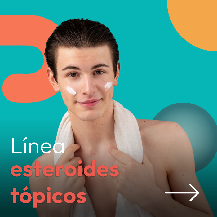 Línea esteroides tópicos